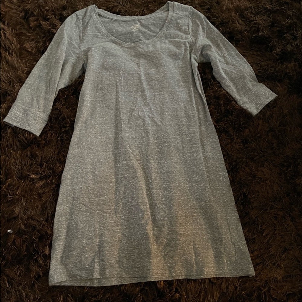 Mossimo gray longsleeve tshirt dress